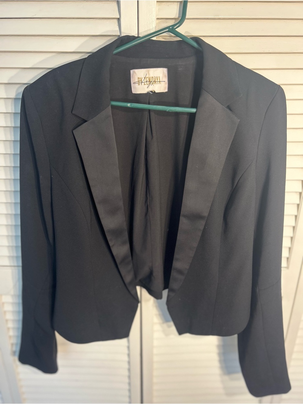 Daya by Zendaya Black Women's Tailored Blazer